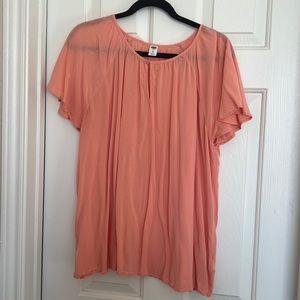 Old Navy Short Sleeve Top, Coral pink, light weight